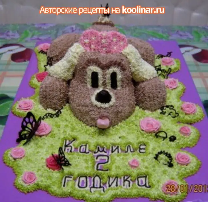 Торт "собачка": шаг 17