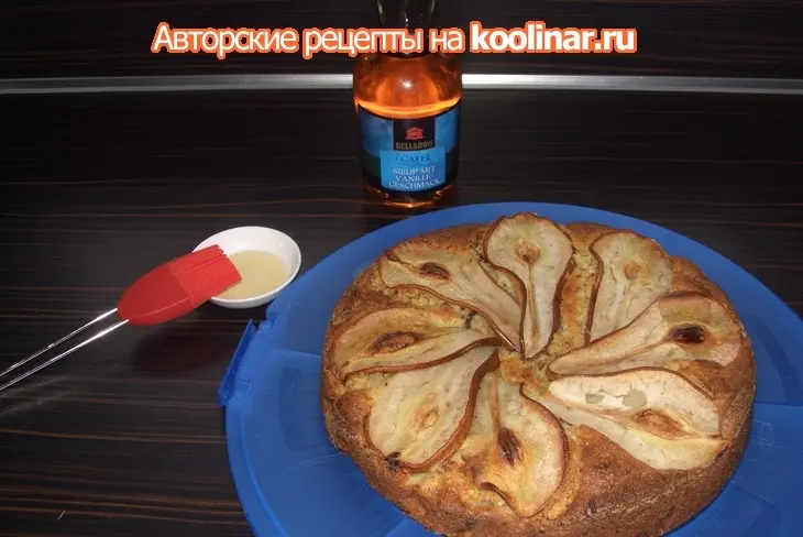Вкуснейший грушевый пирог с шоколадом: шаг 11