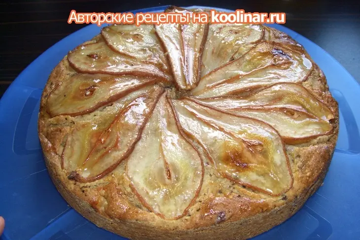Вкуснейший грушевый пирог с шоколадом: шаг 14