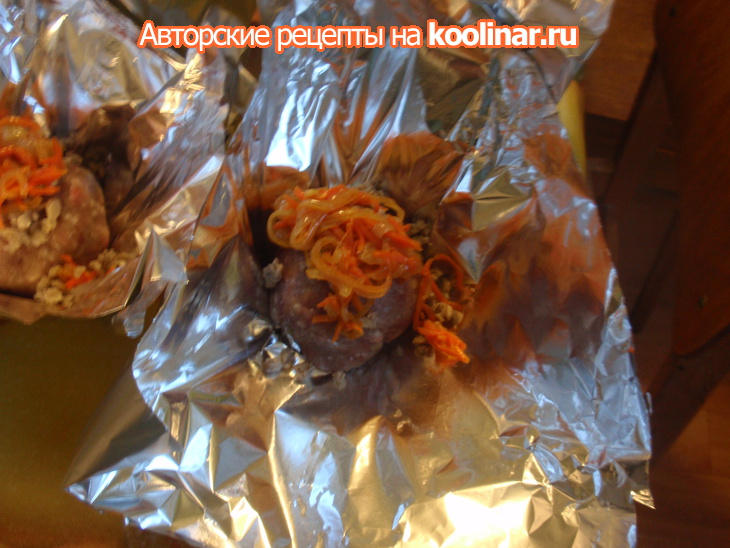 Забайкальские трюфели от аристарха ливанова (мясные тефтели, запеченные в фольге): шаг 16