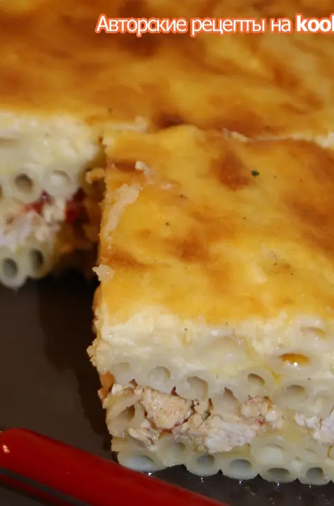 Запеканка"пастицио"с курицей: шаг 8