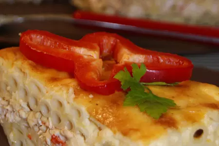 Запеканка"пастицио"с курицей: шаг 9