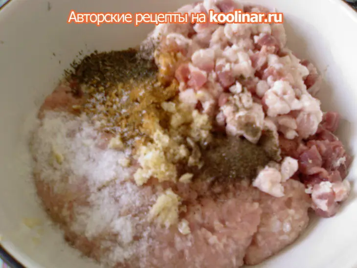 Домашняя колбаса "клуша и хрюша": шаг 2