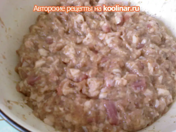 Домашняя колбаса "клуша и хрюша": шаг 3