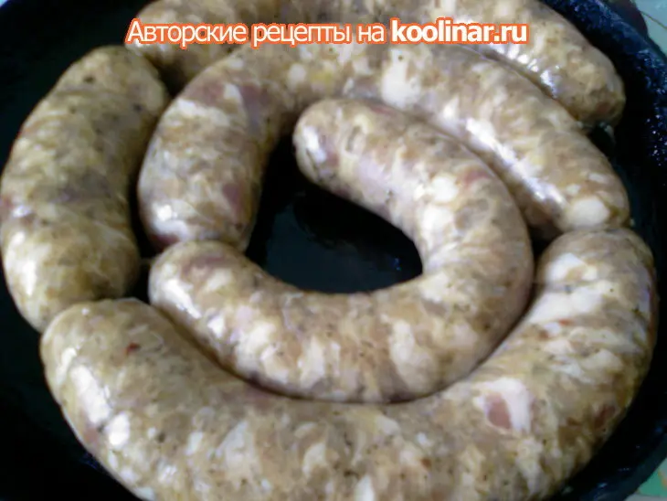 Домашняя колбаса "клуша и хрюша": шаг 6