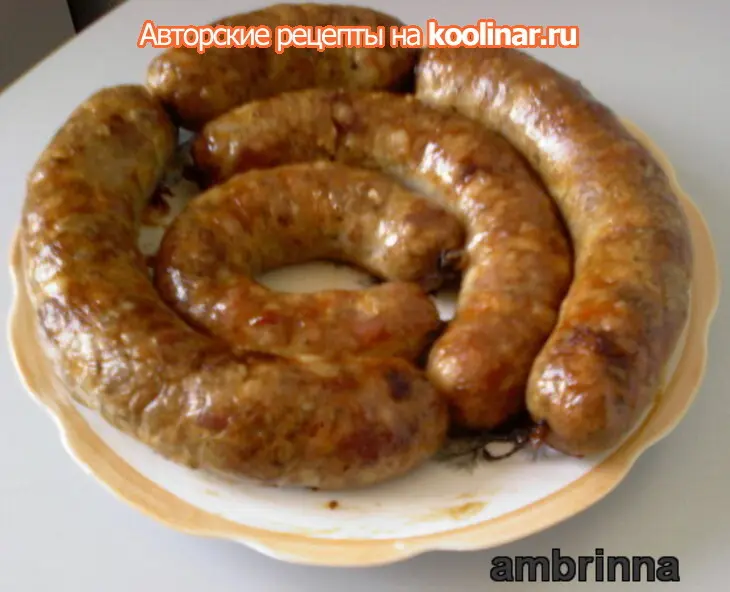 Домашняя колбаса "клуша и хрюша": шаг 7