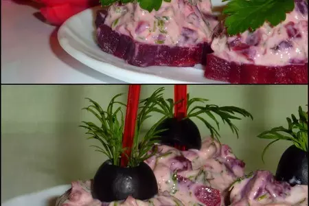 Закуска из печёной свеклы и...: шаг 3
