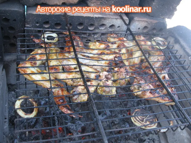 Куриные крылья в горчичном маринаде.: шаг 3