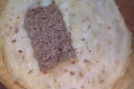 Самые обычные и вкусные блинчики...с начинкой из куриных желудков))): шаг 9