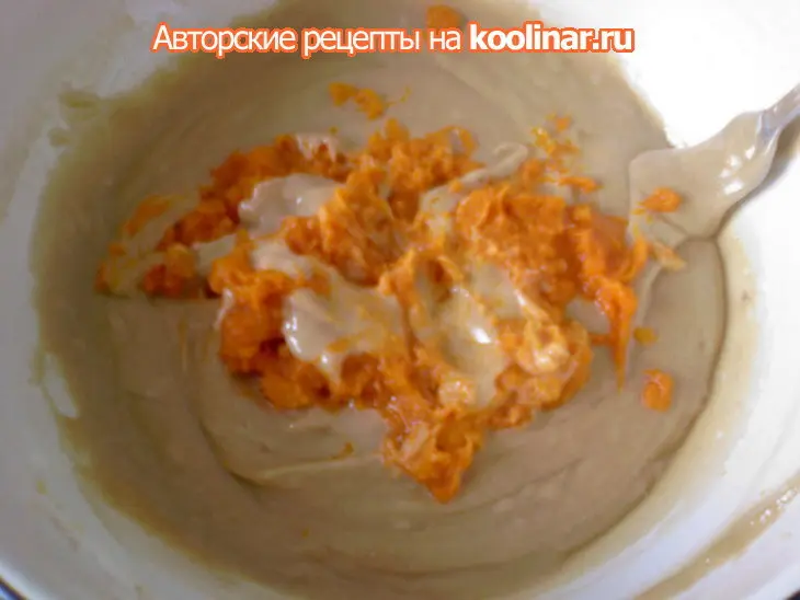Тыквенно-коричный кекс "проще не бывает!": шаг 2