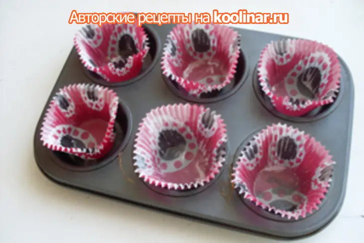 Сметанные кексы с клюквой: шаг 4