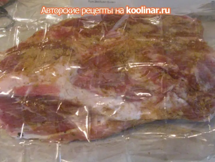 Буженина в рукаве: шаг 2
