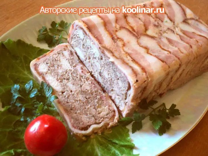Террин мясной «ассорти»: шаг 8