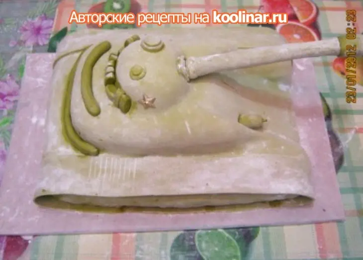 Торт "танк": шаг 8