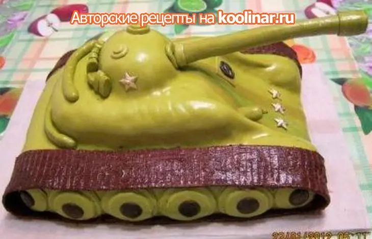 Торт "танк": шаг 12