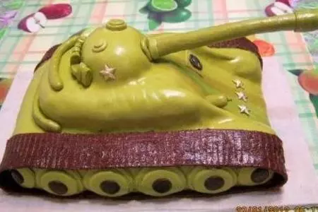 Торт "танк": шаг 12