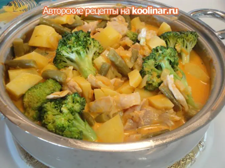Соус с махи-махи,броколи и картофелем: шаг 6