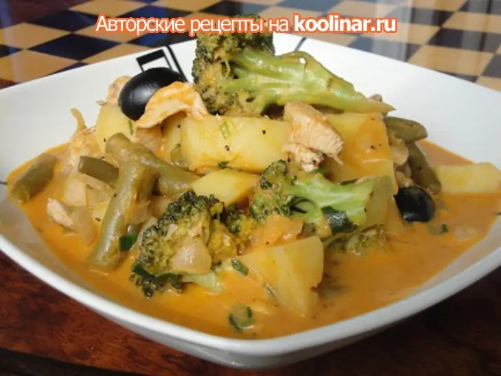 Соус с махи-махи,броколи и картофелем: шаг 9