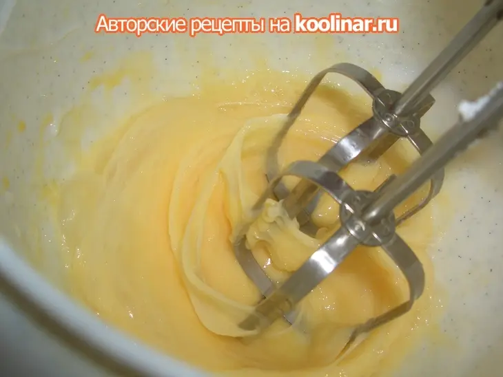 Кекс с пудингом и клюквой "варенка": шаг 2
