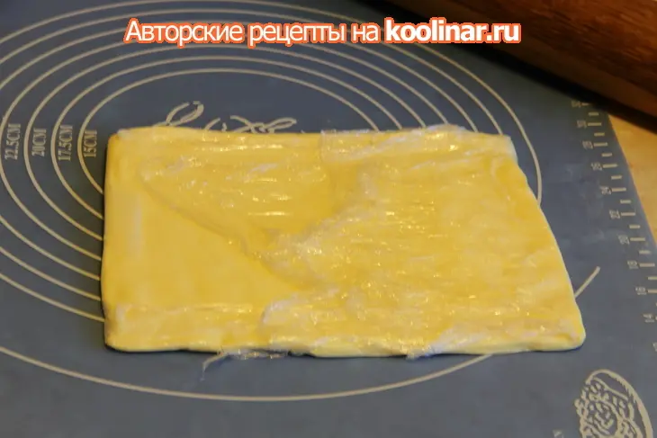 Слоеное тесто для бриошей и плюшки из него (дуэль): шаг 5