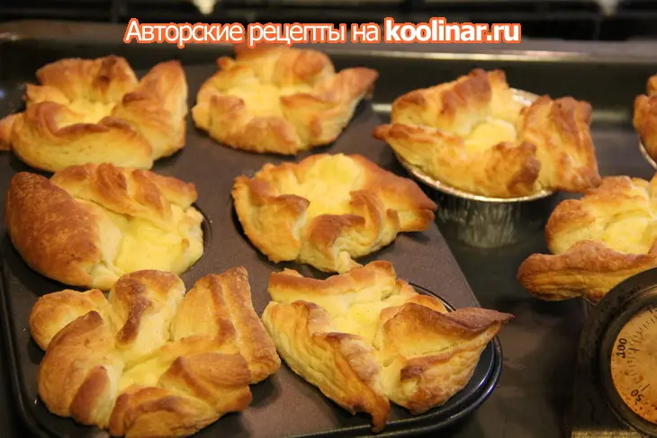 Слоеное тесто для бриошей и плюшки из него (дуэль): шаг 22
