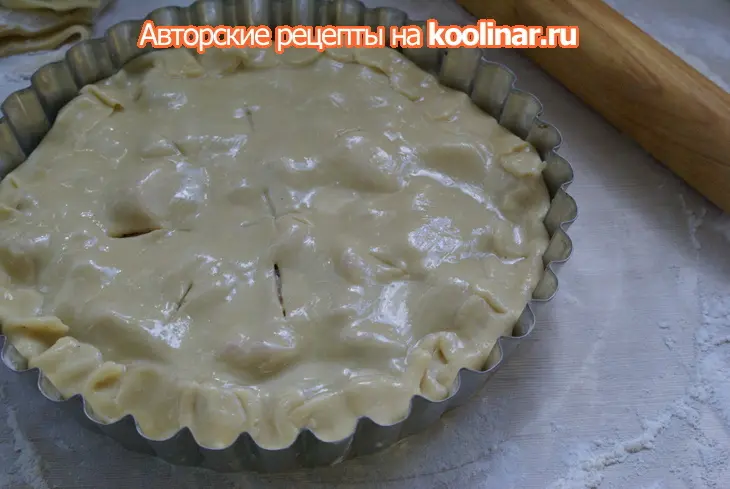 Американский яблочный пирог: шаг 12