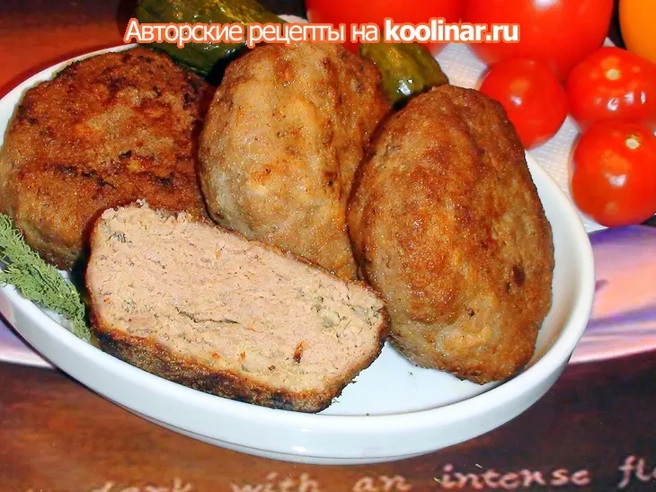 Молочные котлеты с геркулесом, сочные и нежные.: шаг 6