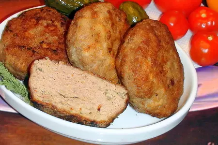 Молочные котлеты с геркулесом, сочные и нежные.: шаг 6