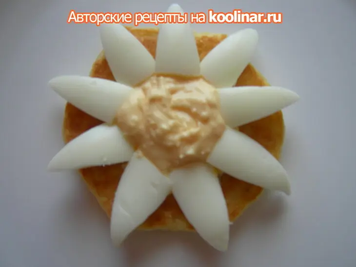 Закуска яично-икорная: шаг 5