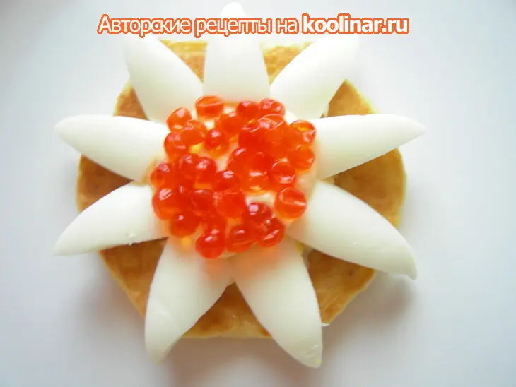 Закуска яично-икорная: шаг 6