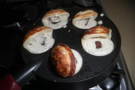 Aebleskiver  - датские пончики.: шаг 2