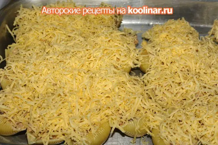 Конкильони с двумя начинками на обед и на десерт / дуэль: шаг 6