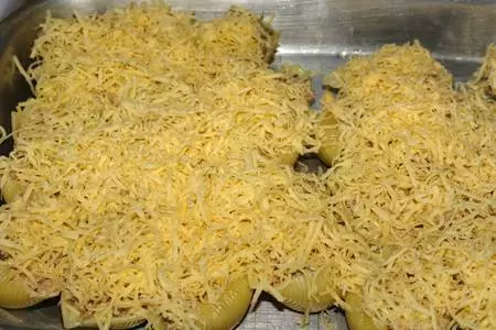 Конкильони с двумя начинками на обед и на десерт / дуэль: шаг 6