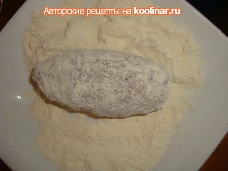 Зразы мясные в двойной панировке "чернослив в гостях у мяса": шаг 4