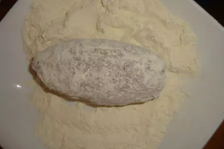 Зразы мясные в двойной панировке "чернослив в гостях у мяса": шаг 4