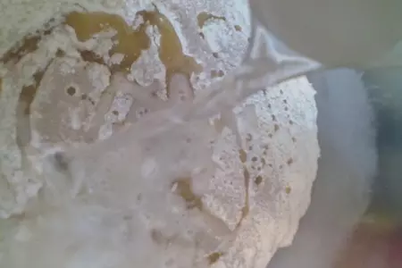 Хлеб...с жареным луком и оливками))): шаг 4