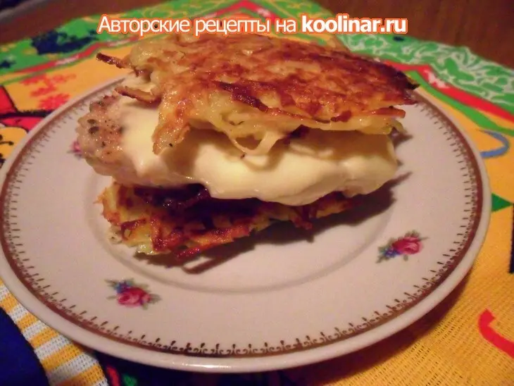 Картофельный "бургер": шаг 9