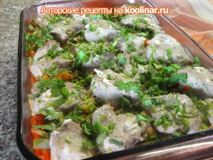 Рыба с овощами в духовке: шаг 7
