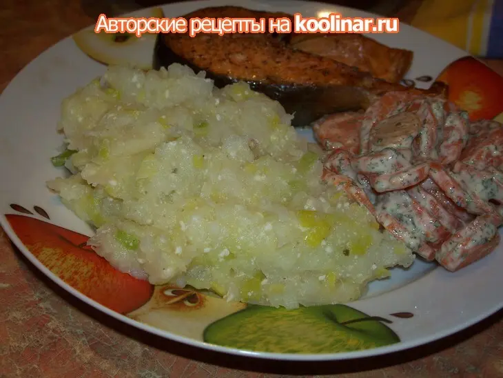 Ирландское картофельное пюре с луком-пореем: шаг 3