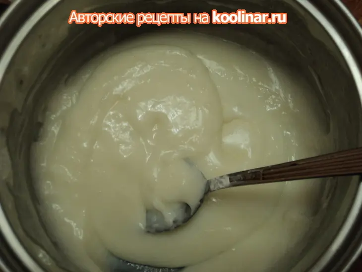 Торт шоколадно-йогуртовый с ананасами.: шаг 5