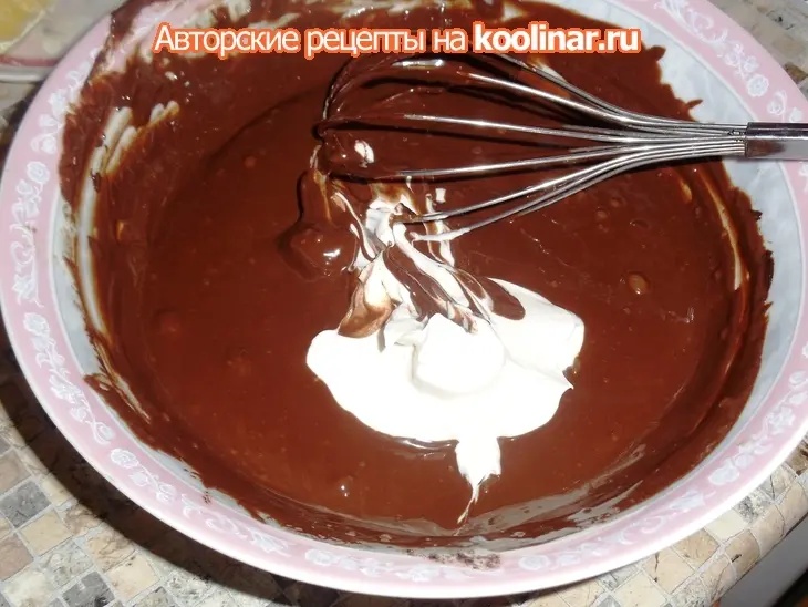 Шоколадно-кофейные пирожные, или как пристроить белки)): шаг 5