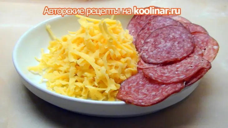 Пицца «идея для завтрака» на бездрожжевой основе.: шаг 3