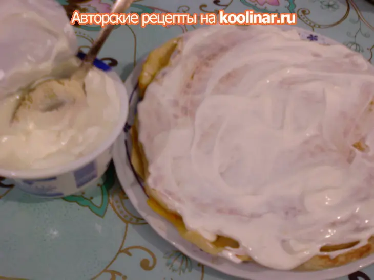 Закусочный торт  "загадка": шаг 6