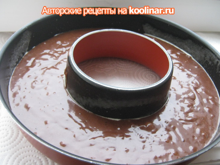 Шоколадный кекс с джемом (low-fat chocolate cake).: шаг 7