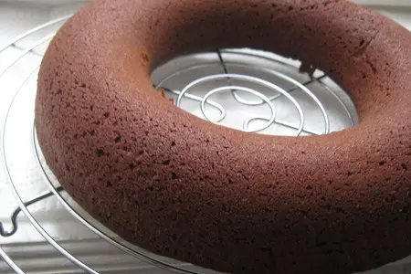 Шоколадный кекс с джемом (low-fat chocolate cake).: шаг 8