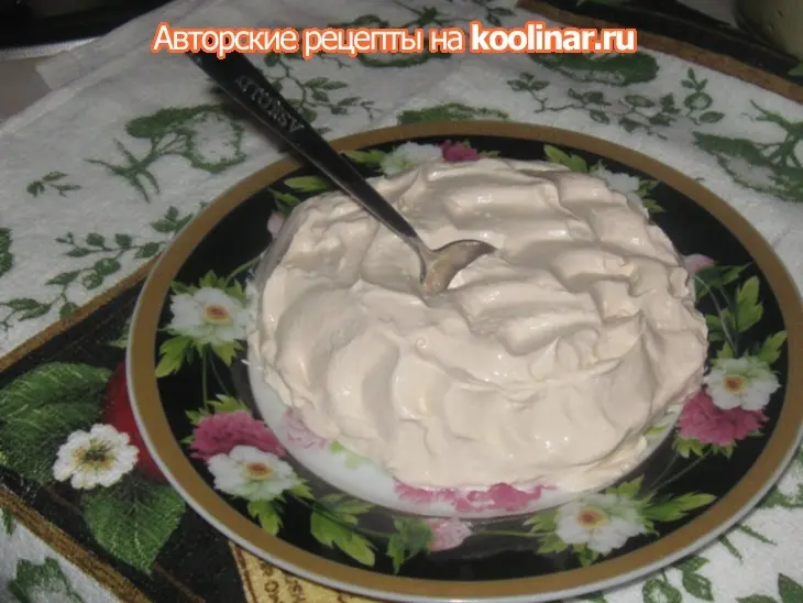Крем-сыр "розовый фламинго": шаг 3