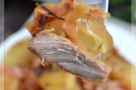Жареное мясо с кислой капустой и картошкой: шаг 8