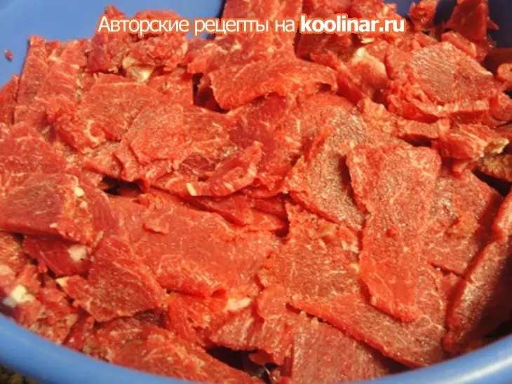 Острая жареная говядина с рисом: шаг 4