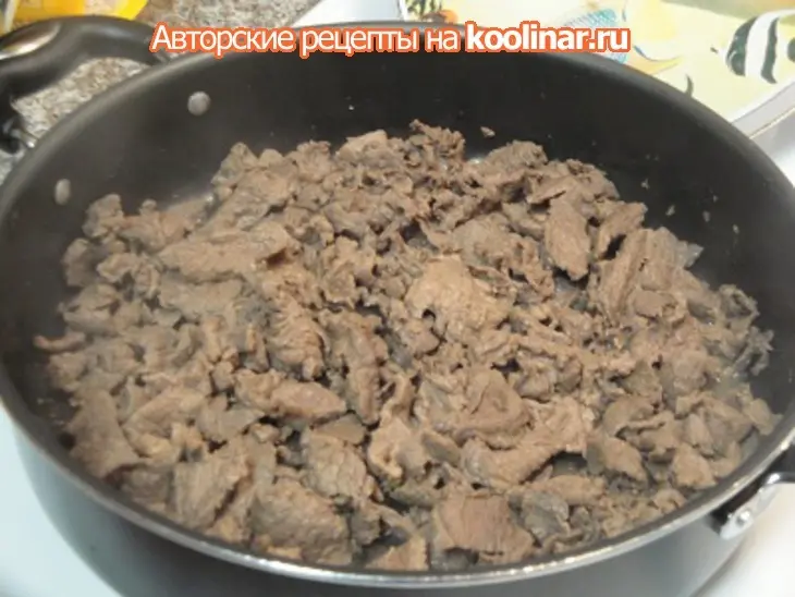 Острая жареная говядина с рисом: шаг 6