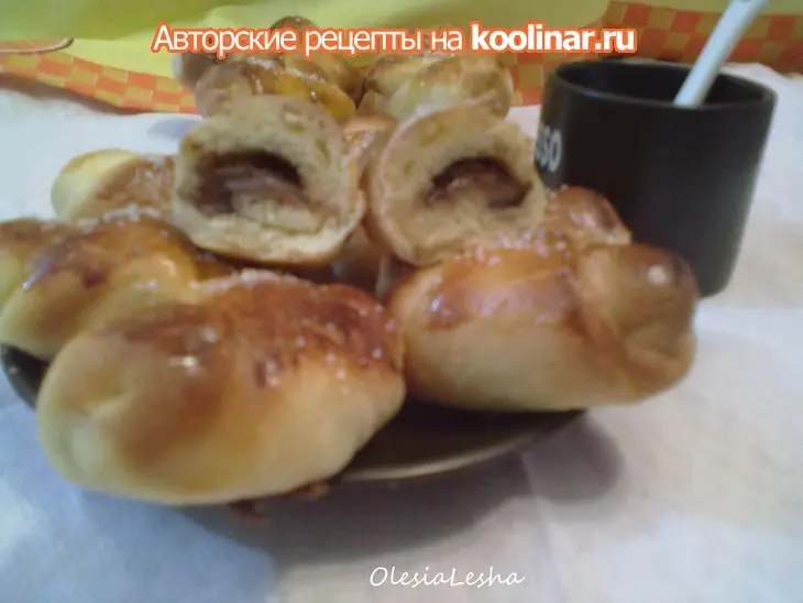 Рогалики...с орехово-шоколадной пастой... "nutella"))): шаг 1